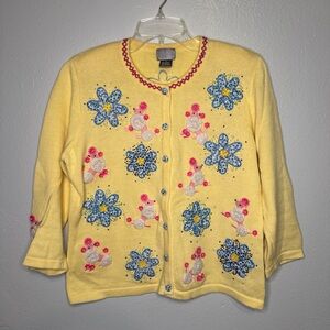 Vintage poodle cardigan